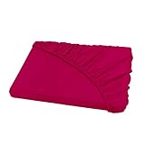 Kinder-Spannbettlaken Bettlaken 70x140 cm Kinderlaken / Spannbetttuch Spannleintuch aus Jersey Baumwolle in pink für Kindermatratzen